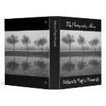 Trees by the lake vinyl binder
