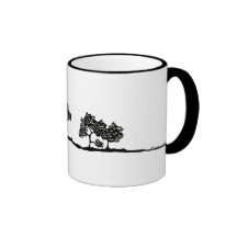 trees coffee mugs