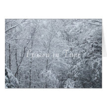 Trees Fozen in Time-Birthday Greeting Cards