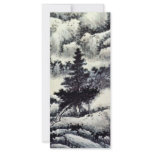 Trees In A Landscape By Kung Hsien (Best Quality) Rack Card