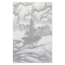 Trees In A Landscape By Kung Hsien (Best Quality) Stationery