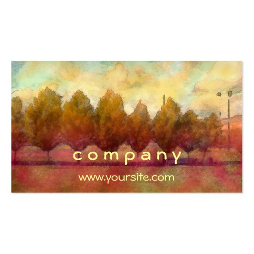 Trees in a Row Business Card