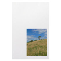 Trees in a Wheat Field Stationery Design