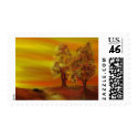 Trees in Autumn - Autumneve stamp