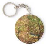 trees in autumn keychain