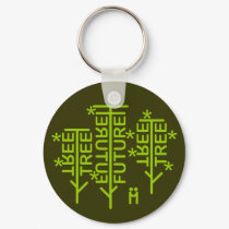 Trees in the Future Keychain