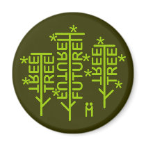 Trees in the Future Magnet by tshirtdujour Trees in the Future Magnet