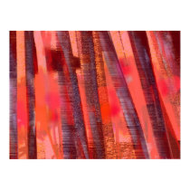 Trees in the Orange and Scarlet Sunset Posters