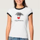 Trees Love CO2 Emissions t-shirts
