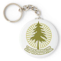 Trees Make Air Keychain