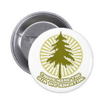 Trees Make Air Round Button