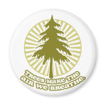 Trees Make Air Round Magnet