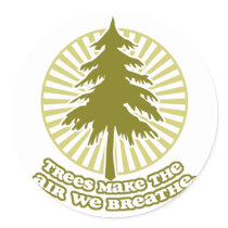 Trees Make Air Sticker by Prodem Trees Make Air Sticker