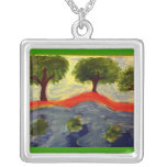 Trees on the Riverbank Necklace necklaces