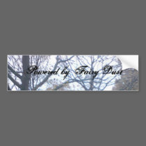 Trees, Powered by Fairy Dust bumper stickers
