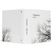 Trees Silhouettes binder