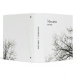 Trees Silhouettes binder
