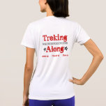 Treking adelante camisetas