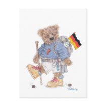 Trekking in Germany postcard
