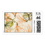 Trellis - Pattern - 4C- Orange stamps