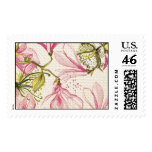 Trellis - Pattern - 4C - Pink stamps