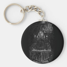 tren nocturno fantasmagórico llavero