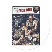 Trench Foot Sticker