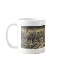 Trench in Campholz Woods mugs by Visionsfromafoxhole Trench in Campholz Woods mugs
