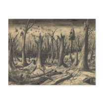 Trench in Campholz Woods postcards by Visionsfromafoxhole Trench in Campholz Woods postcards