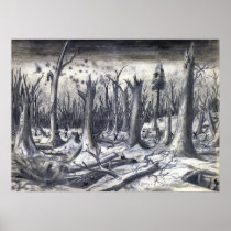 Trench in Campholz Woods Posters