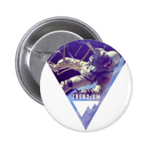 Trendium Authentic Astronaut in Inverted Triangle Pins