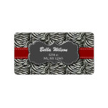 trendy address label