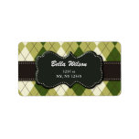 trendy address label