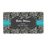 trendy address shipping label