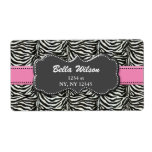 trendy address shipping label