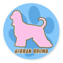 Trendy Afghan Hound Stickers