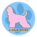 Trendy Afghan Hound Stickers