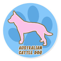 Trendy Australian Cattle Dog Stickers