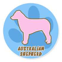 Trendy Australian Shepherd Stickers