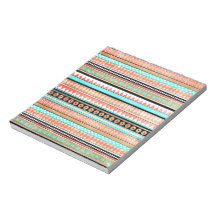 Trendy aztec memo notepads