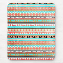 aztec, trendy, cute, illustration, vintage, funny, tribal, mousepad, abstract, girly, background, modern, pattern, mayan, indian, mousepads, Mouse pad com design gráfico personalizado