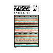 Trendy aztec postage