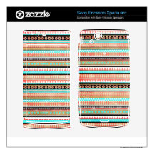 Trendy aztec xperia arc skin