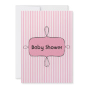 trendy Baby shower Invitation
