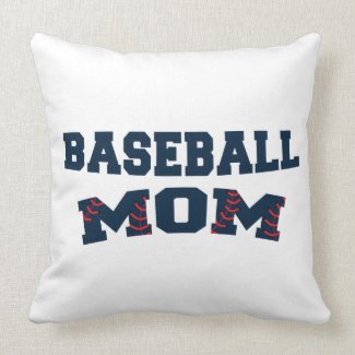 Trendy baseball mom pillows
