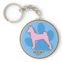 Trendy Basenji Keychain