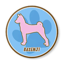 Trendy Basenji Refrigerator Magnet