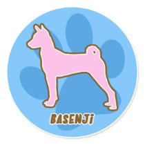 Trendy Basenji Stickers