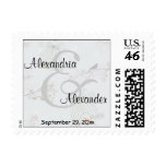 Trendy Birdcages And Flowers Save The Date Postage