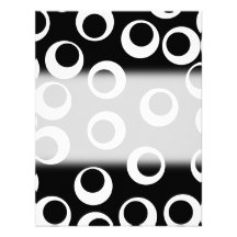Trendy black and white retro design. custom invite